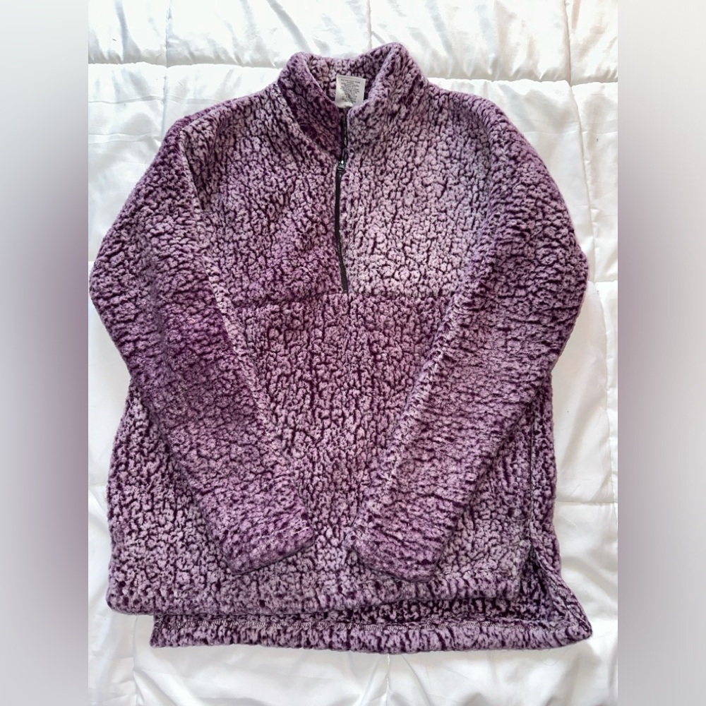 Purple Sherpa Quarterzip